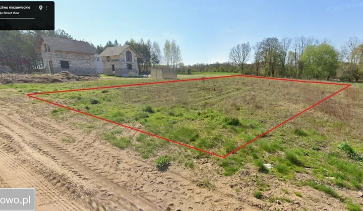 Działka rekreacyjna Jędrzejewo