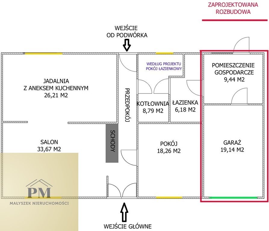dom wolnostojący, 4 pokoje Bobolice, ul. Sienkiewicza. Zdjęcie 5