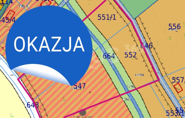 Działka budowlana Zawonia. Zdjęcie 2