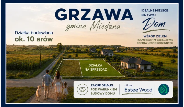 Działka budowlana Grzawa, ul. Polna
