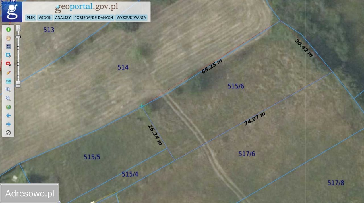 Działka rolno-budowlana Biskupice. Zdjęcie 2