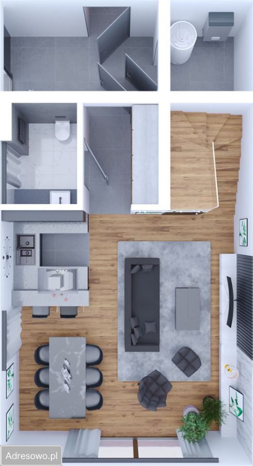 Mieszkanie 6-pokojowe Pabianice Bugaj, ul. Jutrzkowicka. Zdjęcie 3