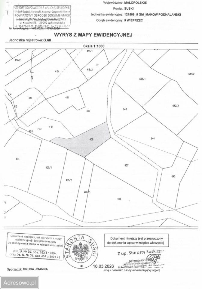Działka rekreacyjna Wieprzec. Zdjęcie 1