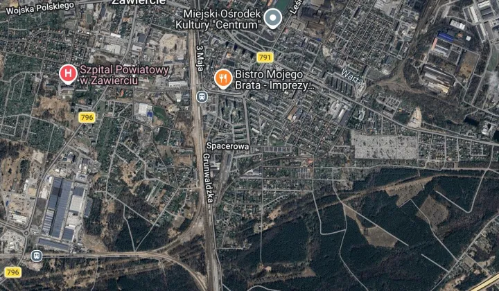 Mieszkanie 3-pokojowe Zawiercie Centrum, ul. Spacerowa