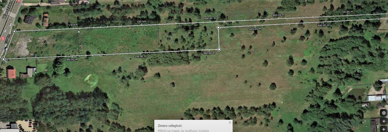 Działka inwestycyjna Wanaty, ul. Warszawska. Zdjęcie 2