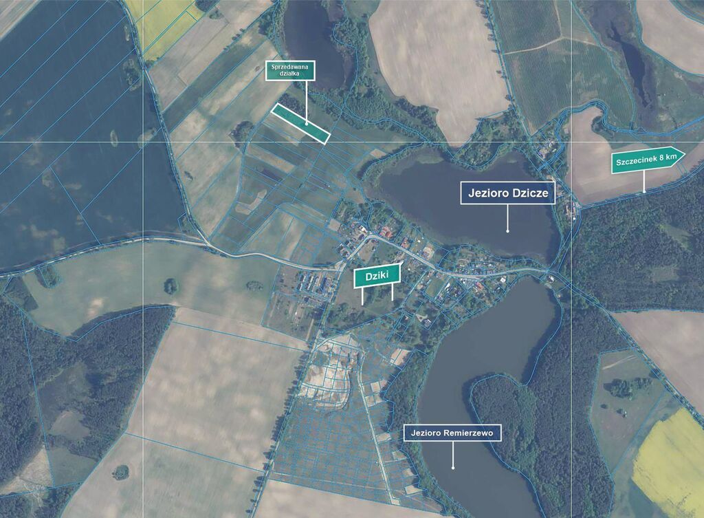 Działka budowlana Dziki. Zdjęcie 7