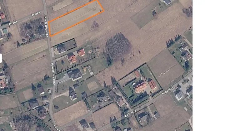 Działka budowlana Zręcin, ul. Jana Szczepanika