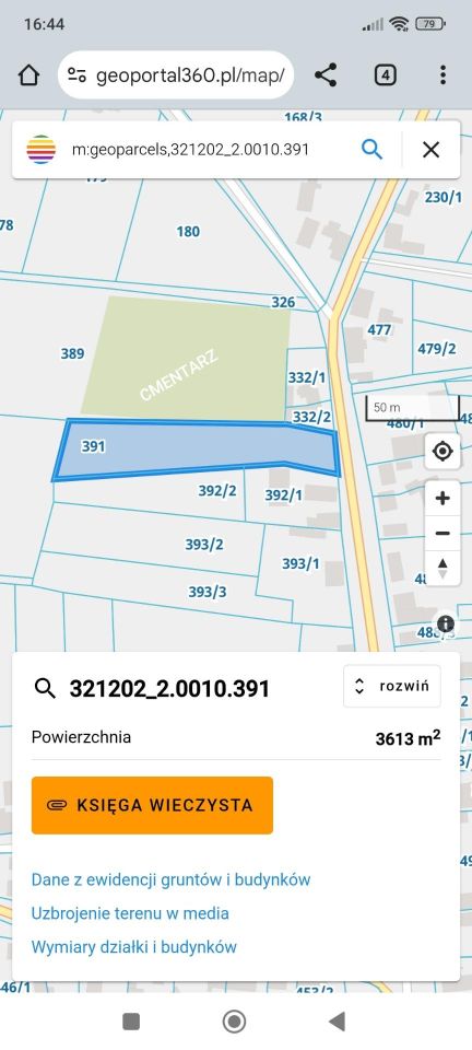 Działka budowlana Tetyń