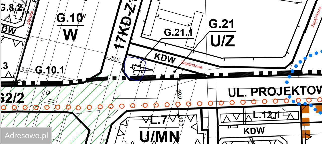 Działka inwestycyjna Pabianice, ul. Zagajnikowa. Zdjęcie 2