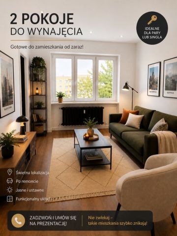 Mieszkanie 2-pokojowe Mysłowice Centrum, ul. Stanisława Wyspiańskiego. Zdjęcie 1