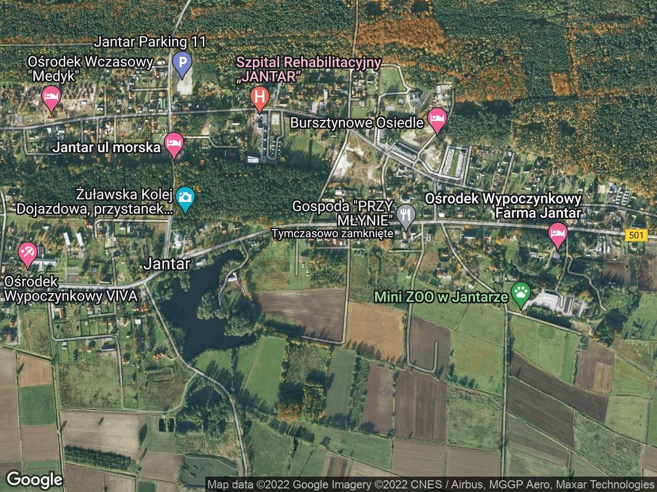 Działka budowlana Jantar, ul. Wczasowa