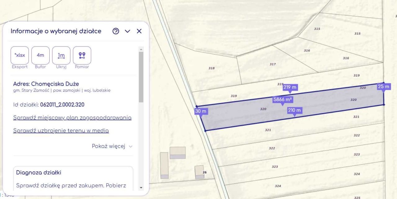 Działka budowlana Chomęciska Duże. Zdjęcie 2