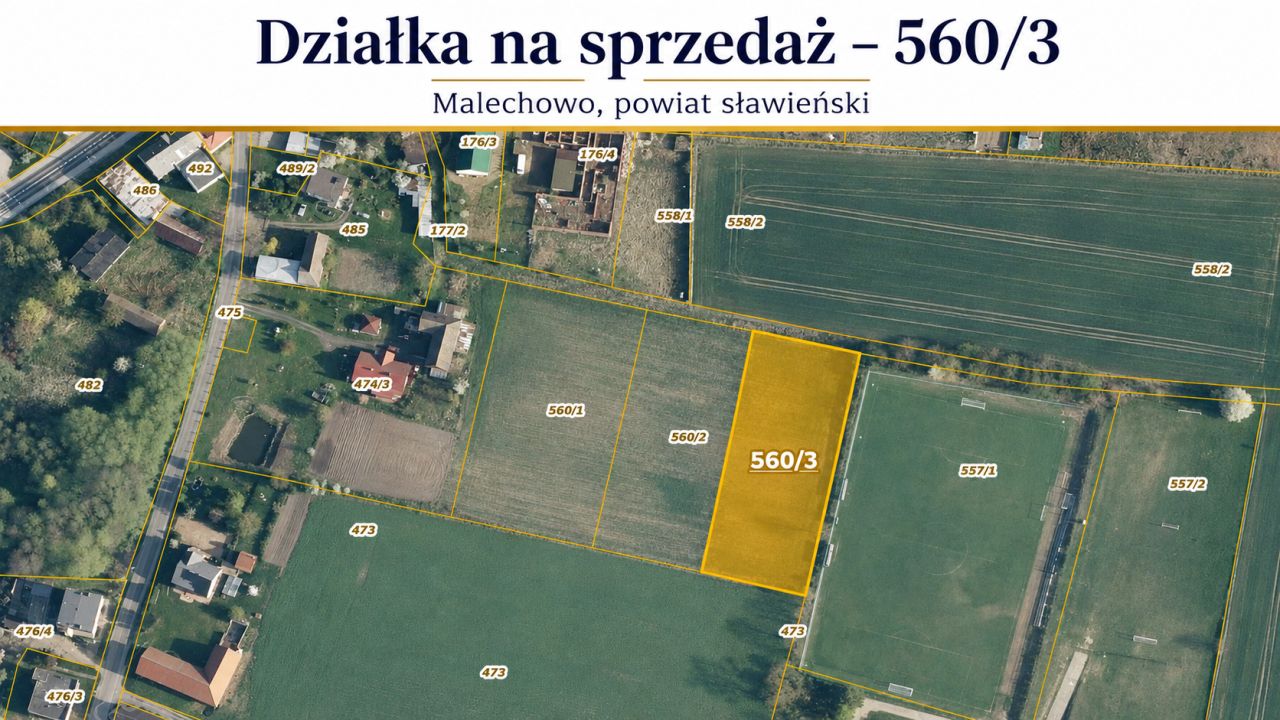 Działka siedliskowa Malechowo. Zdjęcie 4
