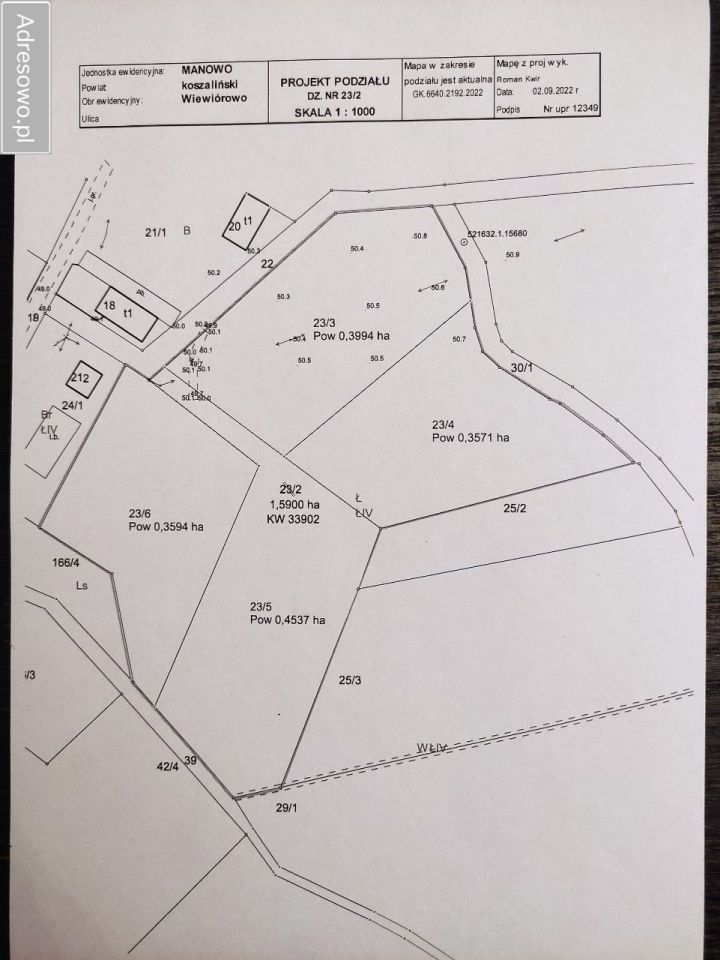 Działka rolno-budowlana Wiewiórowo. Zdjęcie 3