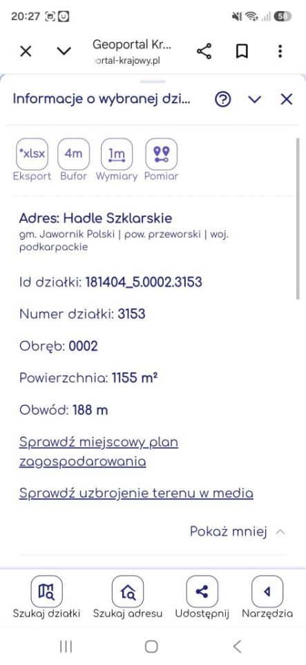 Działka rolna Hadle Szklarskie. Zdjęcie 4