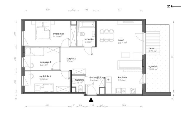 Mieszkanie 4-pokojowe Warszawa Praga-Południe, ul. Podskarbińska. Zdjęcie 7