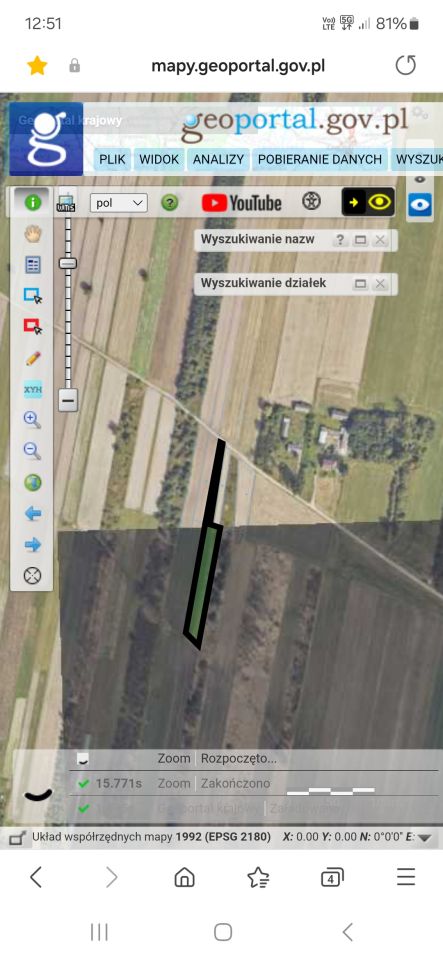 Działka rolno-budowlana Makowiec, ul. Gajowa