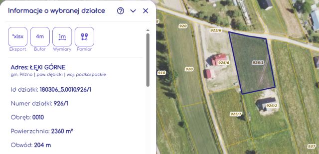 Działka rolno-budowlana Łęki Górne. Zdjęcie 1
