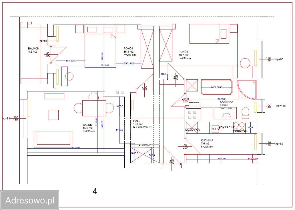 Mieszkanie 3-pokojowe Wrocław Ołbin, pl. Grunwaldzki. Zdjęcie 7