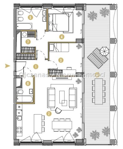 Mieszkanie 3-pokojowe Bydgoszcz Śródmieście. Zdjęcie 22