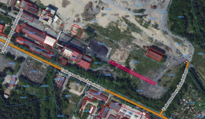 Działka inna Katowice, ul. Tadeusza Boya-Żeleńskiego