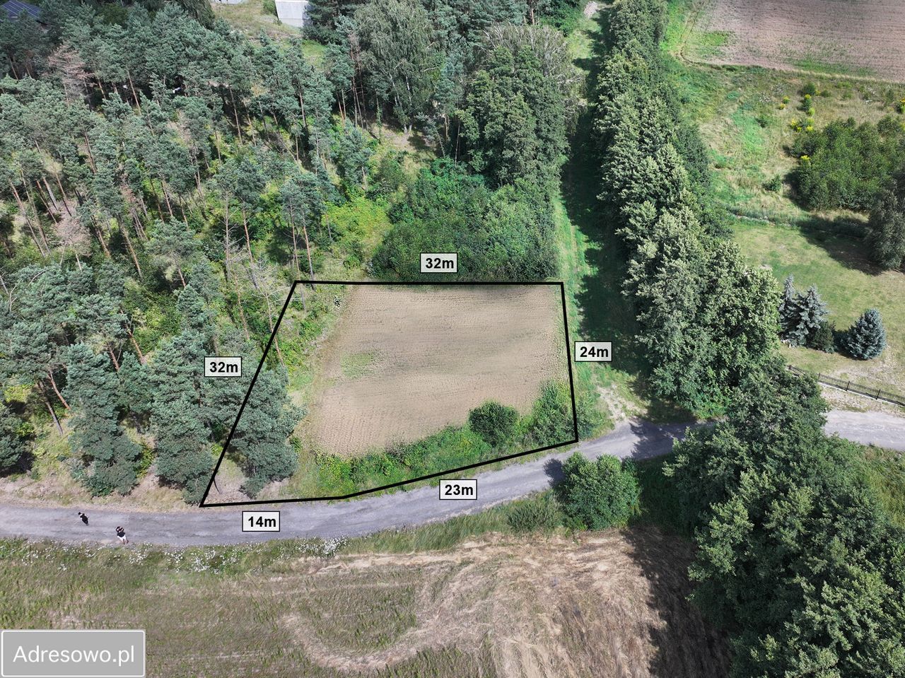 Działka rolno-budowlana Rumin