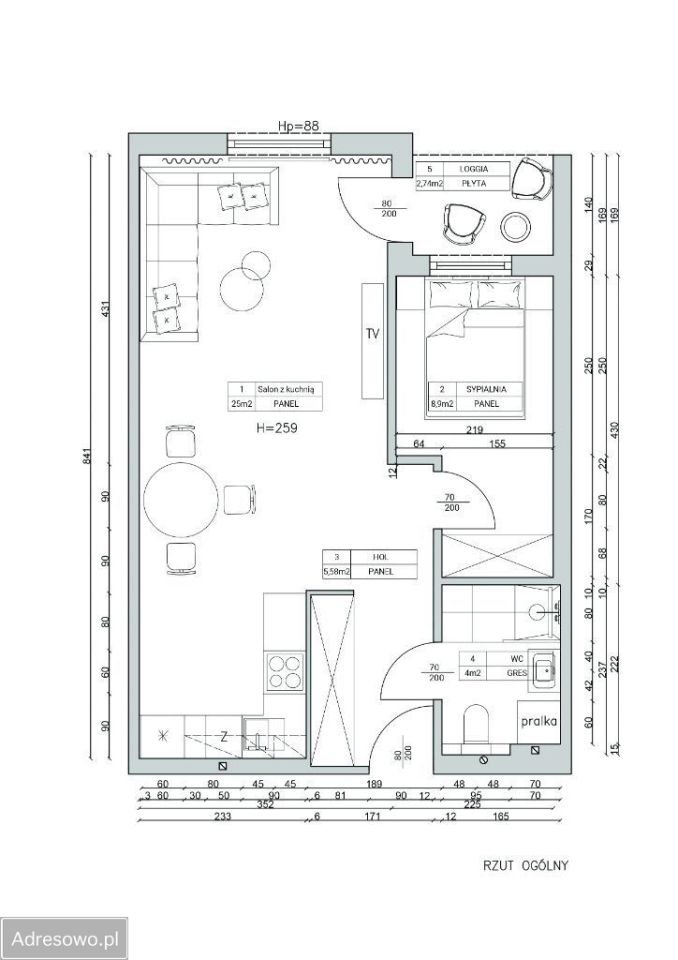 Mieszkanie 2-pokojowe Warszawa Białołęka, ul. Aluzyjna. Zdjęcie 9