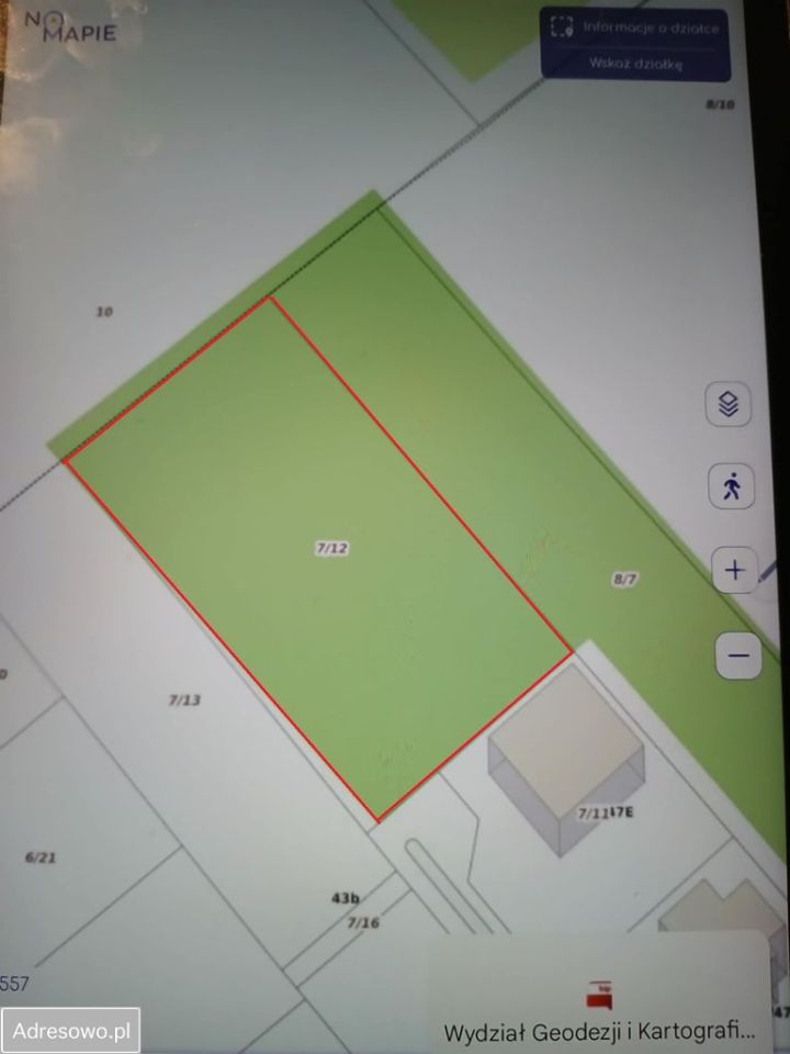 Działka rolna Częstochowa Północ, ul. Klonowicza