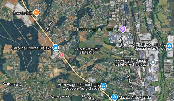 dom wolnostojący, 4 pokoje Bielsko-Biała Komorowice Krakowskie