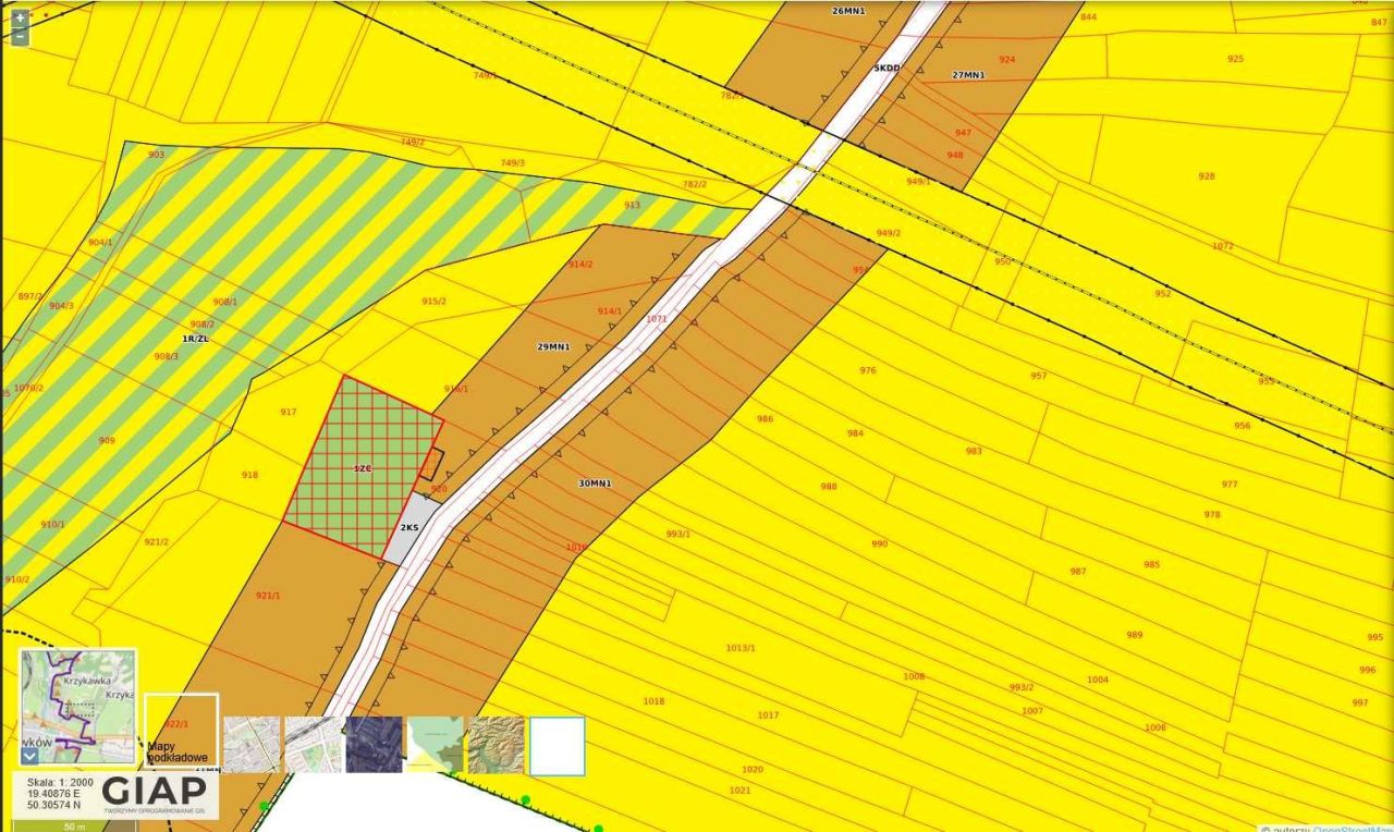 Działka rolno-budowlana Krzykawka. Zdjęcie 2