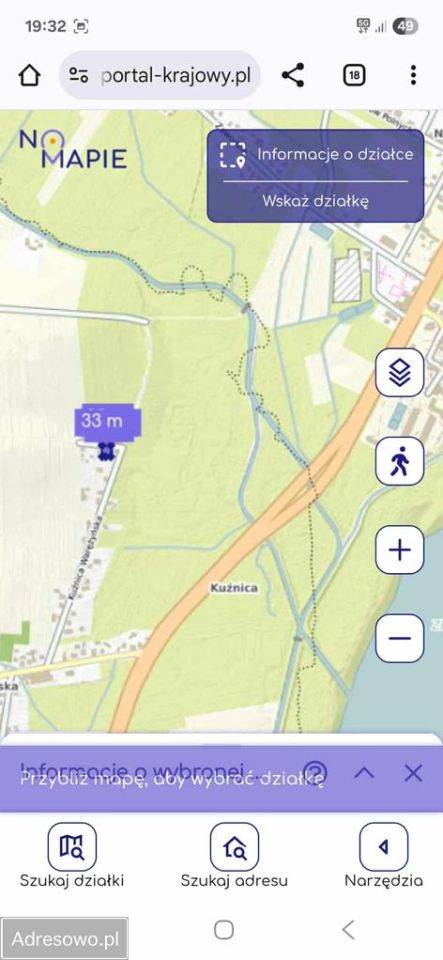 Działka budowlana Warężyn. Zdjęcie 2