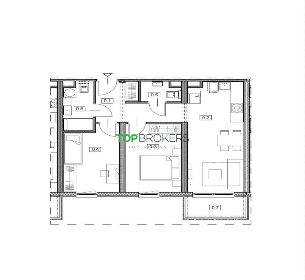 Mieszkanie 3-pokojowe Warszawa Białołęka, ul. Leona Berensona. Zdjęcie 3