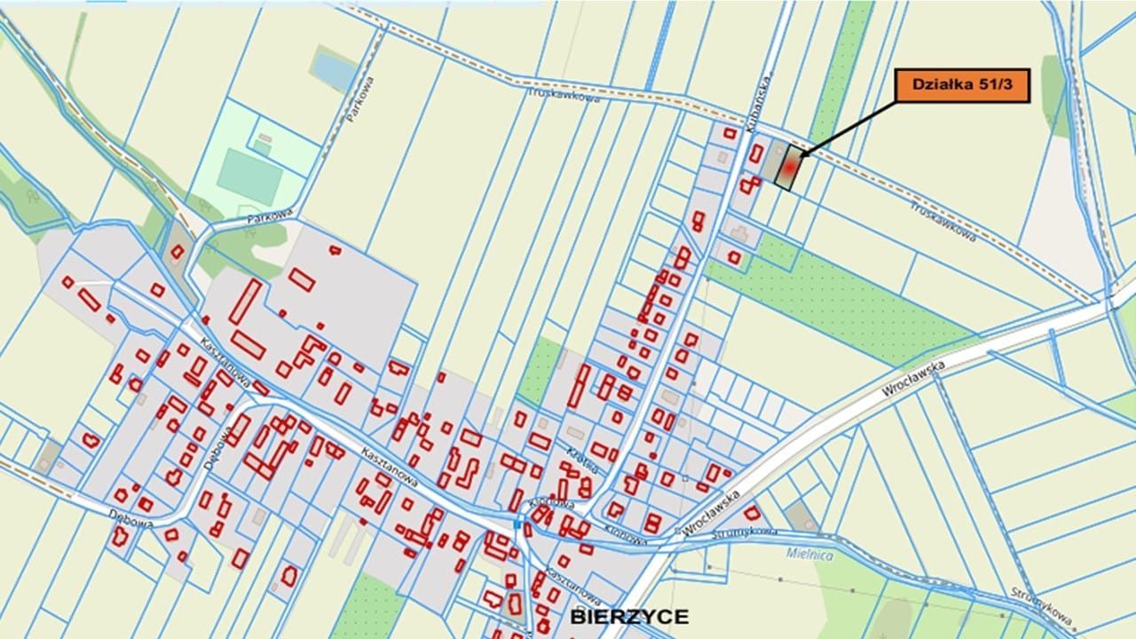 Działka budowlana Bierzyce, ul. Truskawkowa. Zdjęcie 2