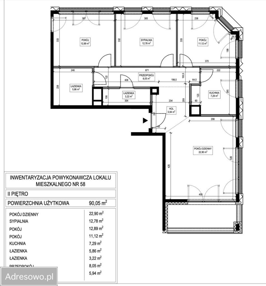 Mieszkanie 4-pokojowe Bydgoszcz Okole, ul. Królowej Jadwigi. Zdjęcie 2