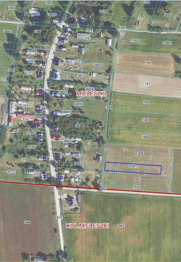 Działka rolno-budowlana Mieleszki. Zdjęcie 2