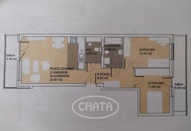 Mieszkanie 3-pokojowe Wrocław Stare Miasto, ul. Tęczowa. Zdjęcie 20