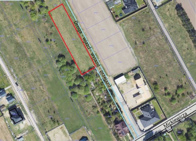 Działka budowlana Garwolin, ul. Adama Mickiewicza. Zdjęcie 1