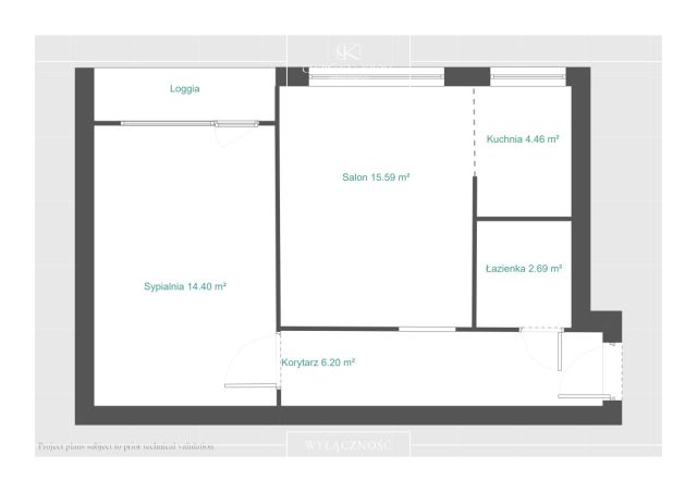 Mieszkanie 2-pokojowe Poznań Rataje, os. Piastowskie. Zdjęcie 12