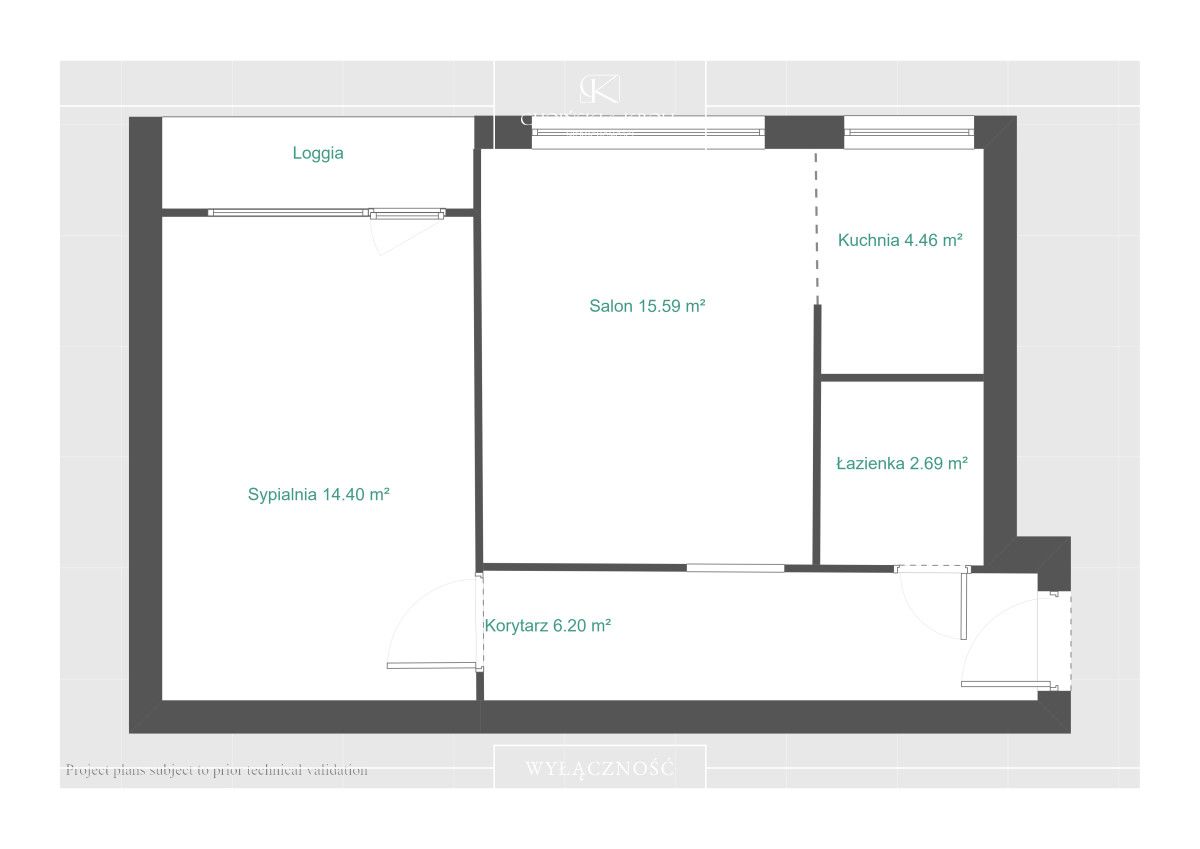 Mieszkanie 2-pokojowe Poznań Rataje, os. Piastowskie. Zdjęcie 12