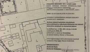 Działka budowlana Warszawa Wawer, ul. Zerzeńska