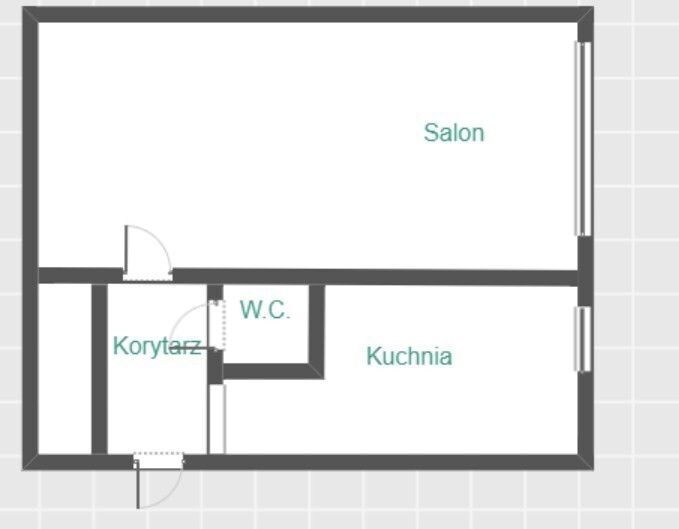 Mieszkanie 1-pokojowe Łódź Polesie, ul. Cmentarna. Zdjęcie 9