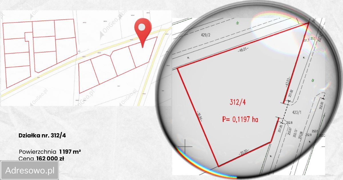 Działka budowlana Jugowa. Zdjęcie 2