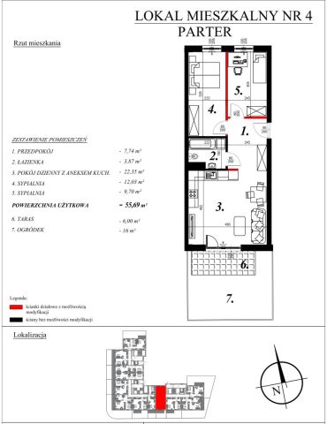 Mieszkanie 3-pokojowe Sochaczew, ul. Kochanowskiego. Zdjęcie 6