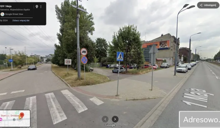 Działka inwestycyjna Katowice Zawodzie, ul. 1 Maja