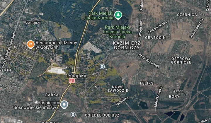 Działka rolno-budowlana Sosnowiec Kazimierz, ul. Dworcowa