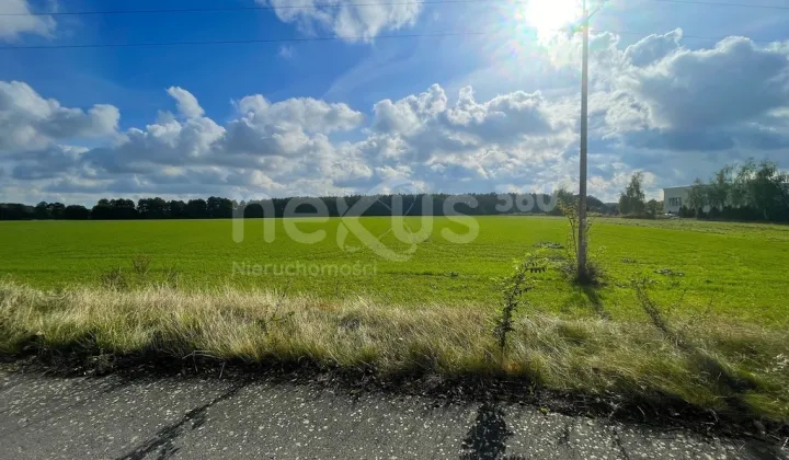 Działka inwestycyjna Cieśle