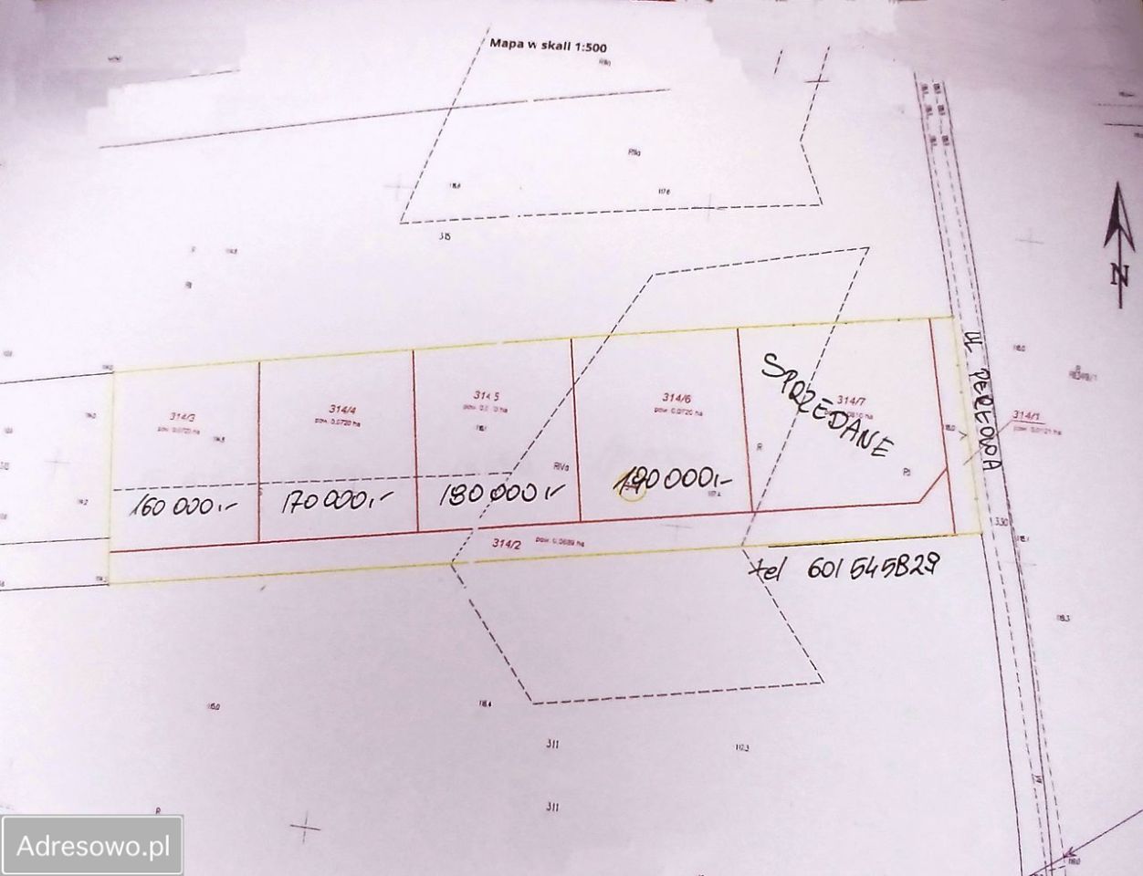 Działka budowlana Ruszowice, ul. Perłowa. Zdjęcie 3