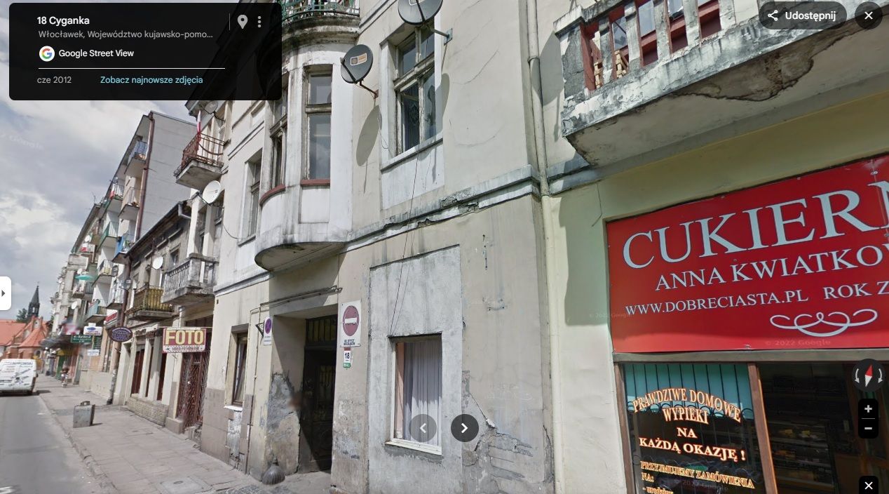 kamienica, 20 pokoi Włocławek Centrum, ul. Cyganka. Zdjęcie 1