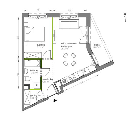 Mieszkanie 2-pokojowe Kraków Płaszów, ul. Myśliwska. Zdjęcie 25