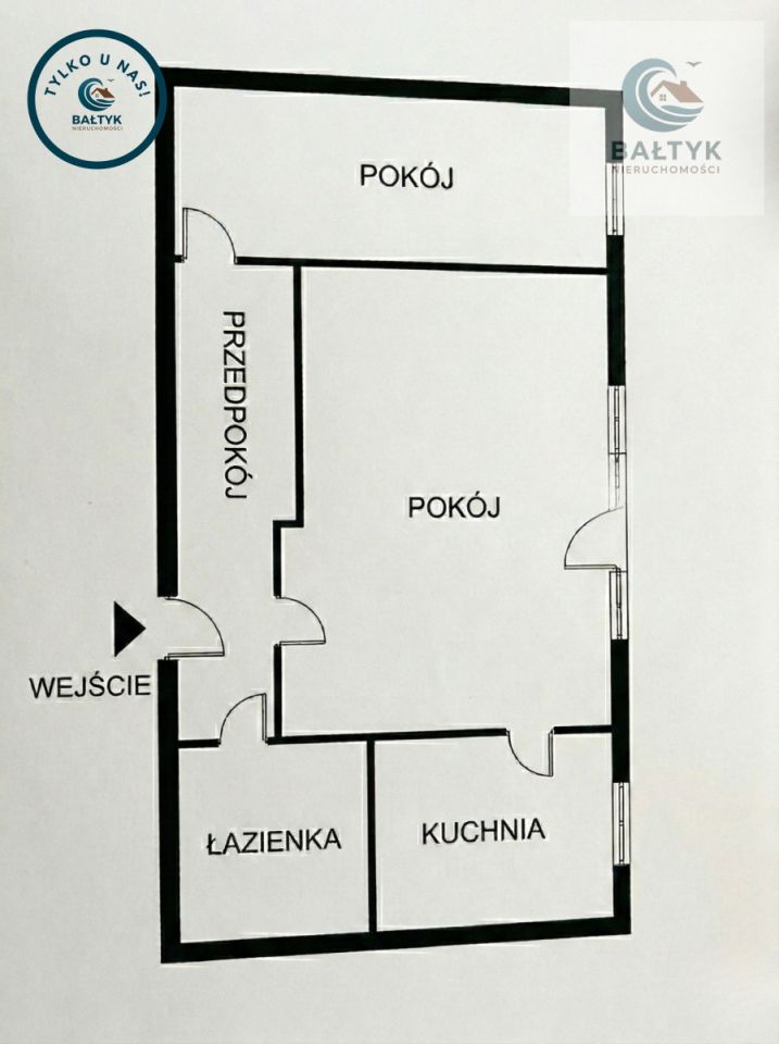 Mieszkanie 2-pokojowe Gdańsk Morena, ul. Zofii Nałkowskiej. Zdjęcie 11